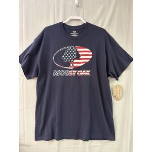NWT Mossy Oak‎ by Staghorn Creek Men's Graphic T-Shirt Blue Size XL